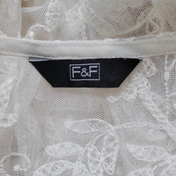 Fringe lace open cardigan kimono coastal cowgirl bohemian - Picture 7 of 7